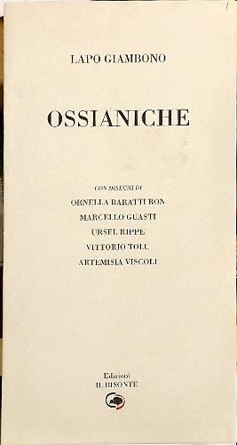 Ossianiche. Libere trascrizioni da J.Macpherson "The poems of Ossian" - copertina