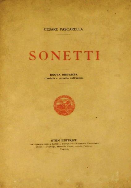 Sonetti - copertina