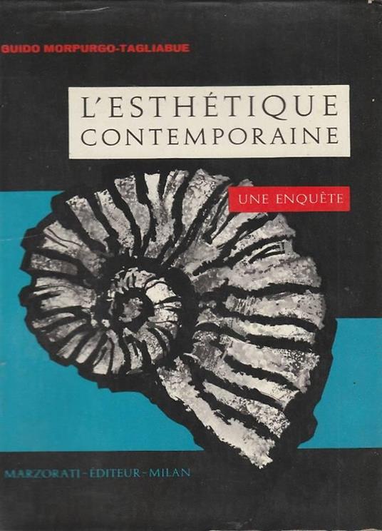L' Esth�tique contemporaine. Une enquete - copertina