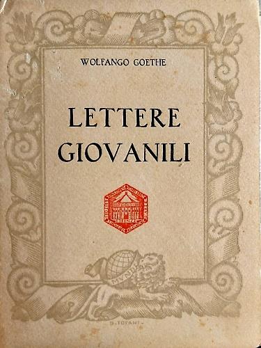 Lettere giovanili - copertina