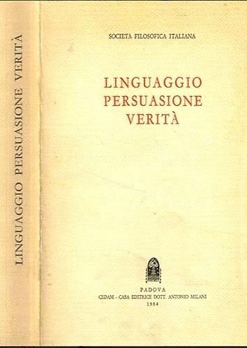 Linguaggio persuasione verit� - copertina