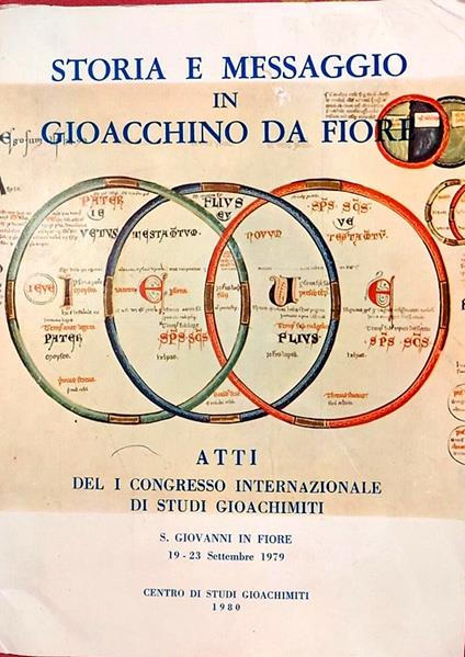 Storia e messaggio in Gioacchino da Fiore - copertina