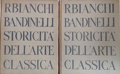 Storicit� dell'Arte Classica. Testo e indici. illustrazioni - copertina
