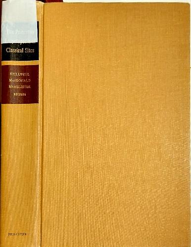 The Princeton Encyclopedia of Classical sites - copertina