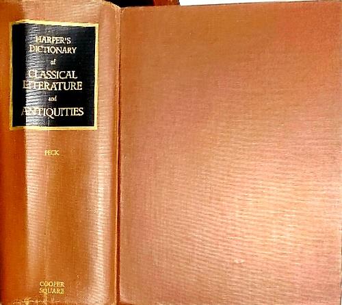 Harper' s dictionary of Classical litterature and antiquities - copertina