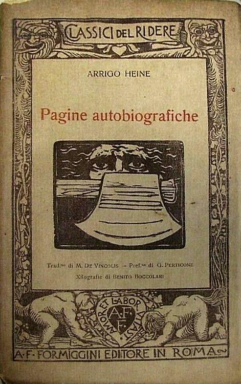 Pagine autobiografiche - copertina