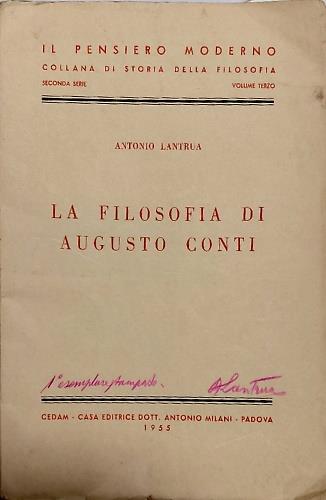 La filosofia di Augusto Conti - copertina