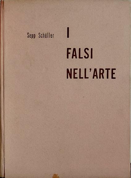 I falsi nell'arte - copertina