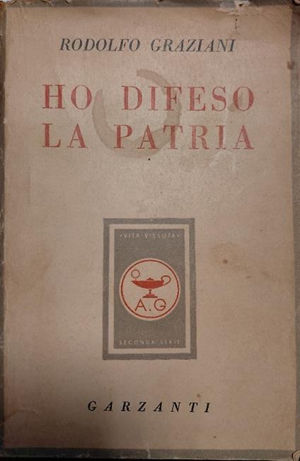 Ho difeso la patria - copertina