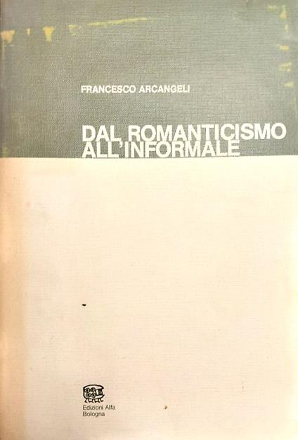 Dal Romanticismo all'Informale - copertina
