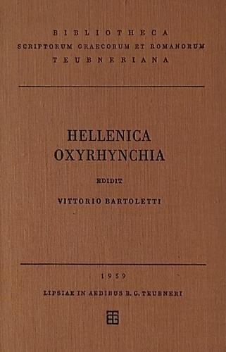 Hellenica Oxyrhynchia - copertina