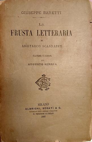 La frusta letteraria - Giuseppe Baretti - copertina