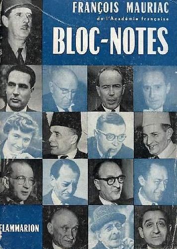 Bloc-notes 1952-1957 - copertina