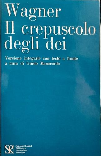 Il crepuscolo degli dei - copertina