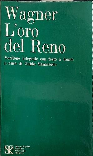 L'oro del Reno - copertina