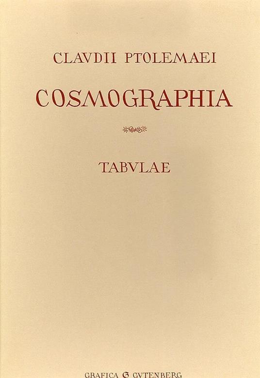 Cosmographia. Tabulae - copertina