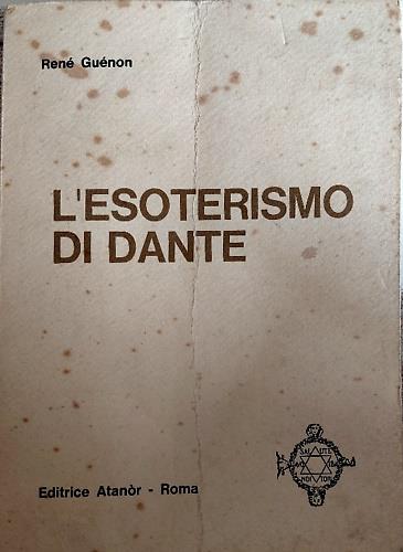 L'Esoterismo di Dante - copertina