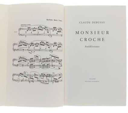 Monsieur Croche Antidilettante - Claude Debussy - copertina