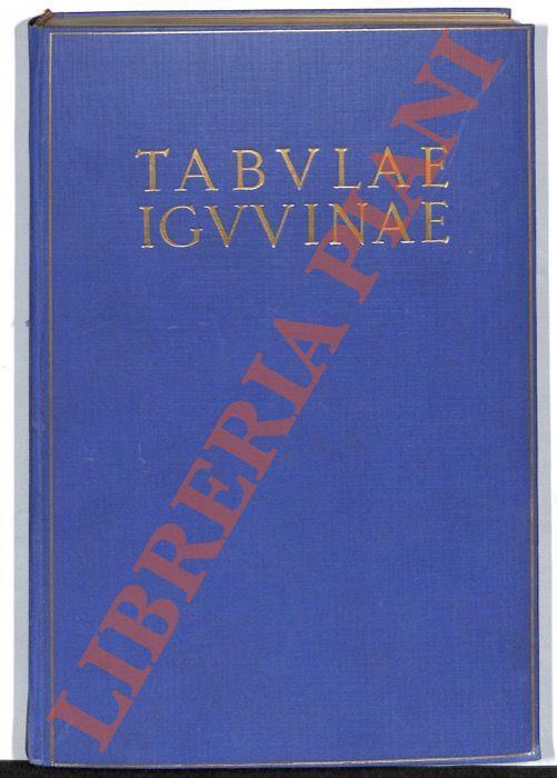 Tabulae Iguvinae editae a Iacobo Devoto. Impressio altera - Giacomo Devoto - copertina