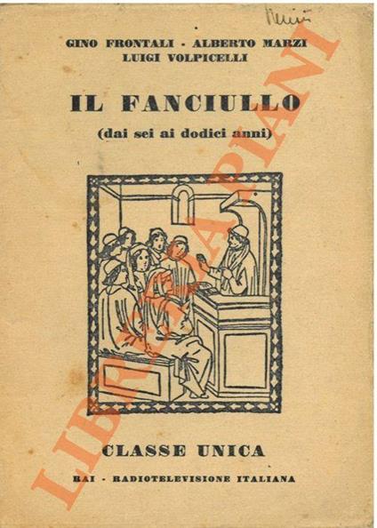 Il fanciullo (dai sei ai dodici anni) - copertina
