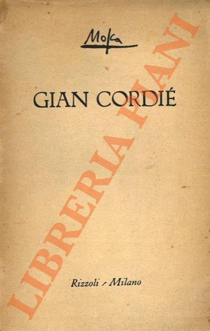 Gian Cordié - Mosca - copertina