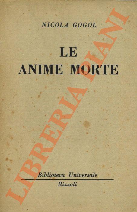Le avventure di Cicicov ovvero le anime morte - Nikolaj Gogol' - copertina