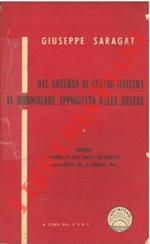 Dal governo di centro-sinistra al monocolore appoggiato dalle destre