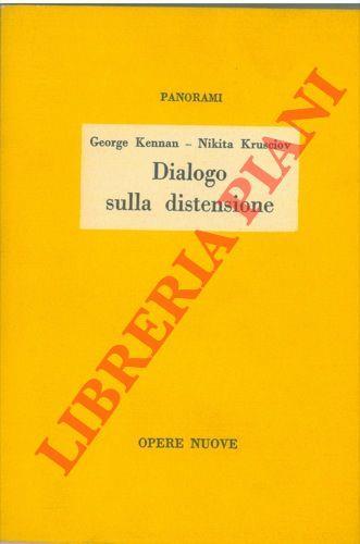 Dialogo sulla distensione - copertina