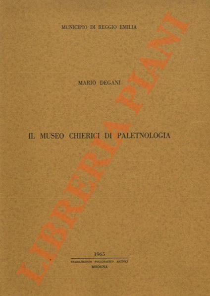 Il Museo Chierici di Paleontologia - Marco Degani - copertina