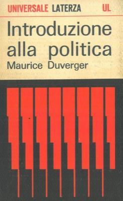 Introduzione alla politica - Maurice Duverger - copertina