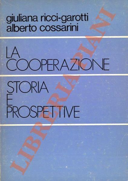 La cooperazione storia e prospettive - copertina