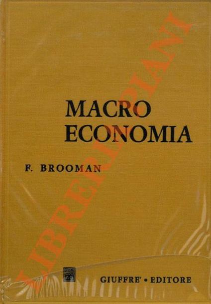 Macroeconomia - Frederick Brooman - copertina