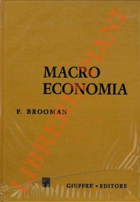 Macroeconomia - Frederick Brooman - copertina