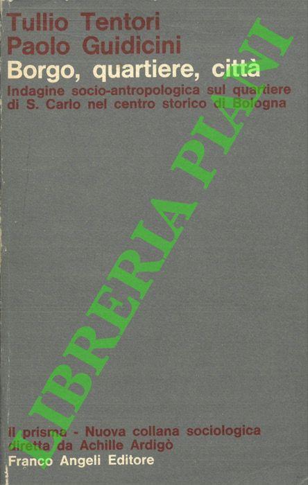 Borgo, quartiere, città. Indagine socio-antropologica sul quartiere di San Carlo nel centro storico di Bologna - copertina