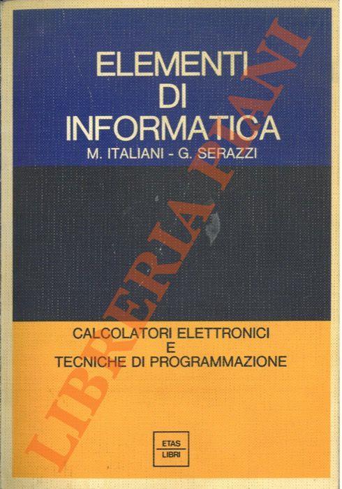 Elementi di informatica - copertina