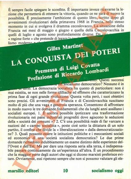 La conquista dei poteri - copertina