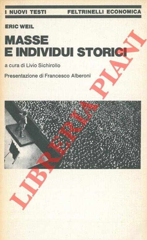 Masse e individui storici - Eric Weil - copertina