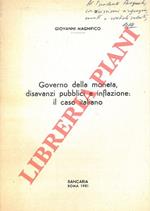 Governo della moneta, disavanzi pubblici e inflazione: il caso italiano