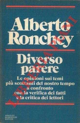 Diverso parere - Alberto Ronchey - copertina