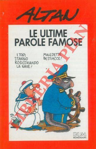 Le ultime parole famose - Altan - copertina