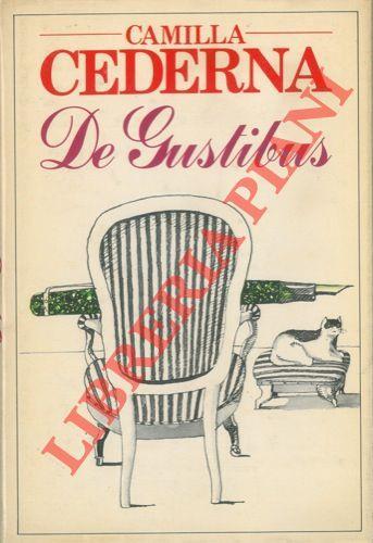 De gustibus - Camilla Cederna - copertina