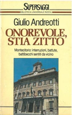 Onorevole, stia zitto - Giulio Andreotti - copertina