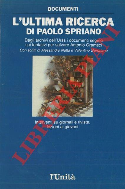 L' ultima ricerca - copertina