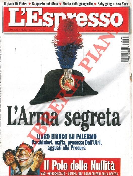 Carabinieri contro procura/libro bianco su un mistero di mafia. La marcia su Palermo - copertina