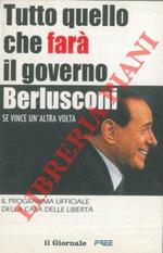 Tutto quello che farà il governo Berlusconi se vince un'altra volta. e (al verso) : Tutto quello che ha fatto il governo Berlusconi ma che non vi hanno detto. Il programma ufficiale della Casa delle libertà