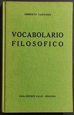 Vocabolario Filosofico