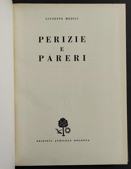 Perizie e Pareri - copertina