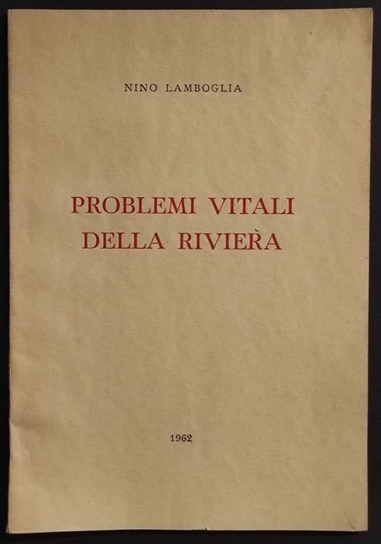 Problemi Vitali della Riviera - copertina