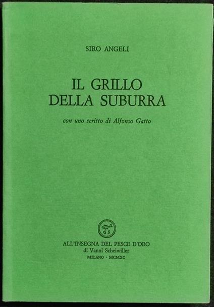 Il Grillo della Suburra - copertina