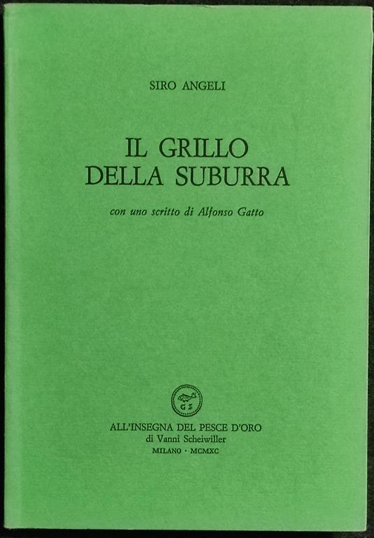 Il Grillo della Suburra - copertina